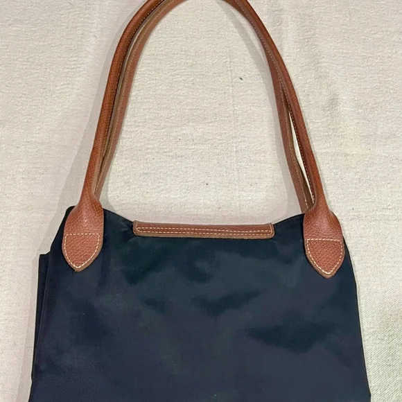 Longchamp Black and Brown Tote Bag - Picture 6 of 11
